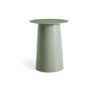 Blu Dot Circula Tall Side Table In Grey Green