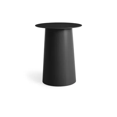 Blu Dot Circula Tall Side Table - Oblivion In Black