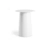 Blu Dot Circula Tall Side Table - White In White