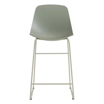 Blu Dot Clean Cut Counter Stool With Sled Leg