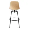 Blu Dot Clean Cut Swivel Barstool In White Oak