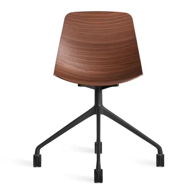 Blu Dot Clean Cut Task Chair In Walnut
