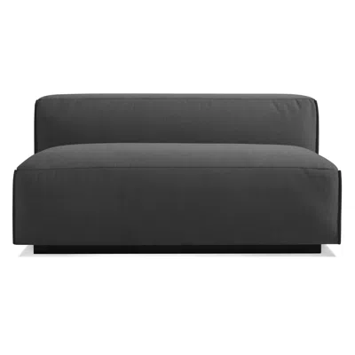 Blu Dot Cleon 56" Armless Sofa - Maharam Meld In Panda In Black