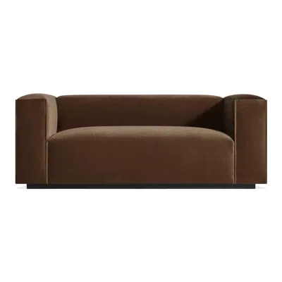 Blu Dot Cleon Armed Sofa In Coffee Velvet