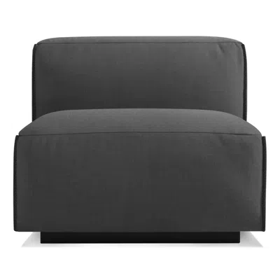 Blu Dot Cleon Armless Lounge Chair - Maharam Meld In Panda In Black