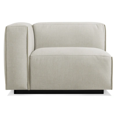Blu Dot Cleon Left Arm Lounge Chair In Maharam Mode In Clavicle