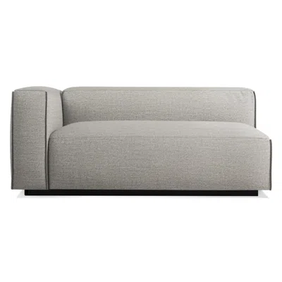 Blu Dot Cleon Left Arm Sofa In Tait Charcoal