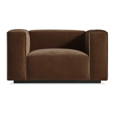 Blu Dot Cleon Lounge Chair - Coffee Velvet