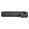 Blu Dot Cleon Medium+ Left Sectional Sofa In Maharam Meld In Panda