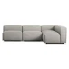 Blu Dot Cleon Medium Left Sectional Sofa In Tait Charcoal