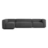 Blu Dot Cleon Medium+ Right Sectional Sofa In Maharam Meld In Panda