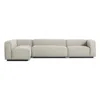 Blu Dot Cleon Medium+ Right Sectional Sofa In Maharam Mode In Clavicle