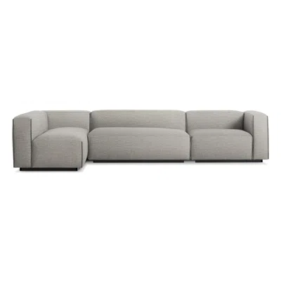 Blu Dot Cleon Medium+ Right Sectional Sofa In Tait Charcoal