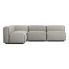 Blu Dot Cleon Medium Right Sectional Sofa In Tait Charcoal