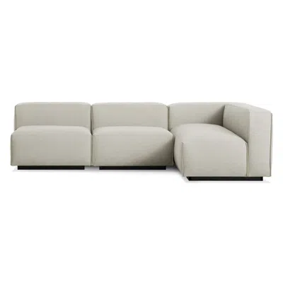 Blu Dot Cleon Medium Sectional Sofa - Maharam Mode In Clavicle / Left