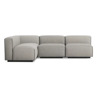 Blu Dot Cleon Medium Sectional Sofa - Tait Charcoal / Right