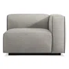 Blu Dot Cleon Right Arm Lounge Chair In Tait Charcoal