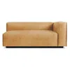 Blu Dot Cleon Right Arm Sofa In Camel Leather