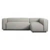 Blu Dot Cleon Small Sectional Sofa - Tait Charcoal / Left