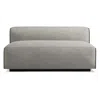Blu Dot Cleon Unarmed Sofa In Tait Charcoal