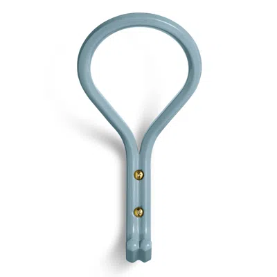Blu Dot Clove Large Wall Hook - Grey Blue In Multi