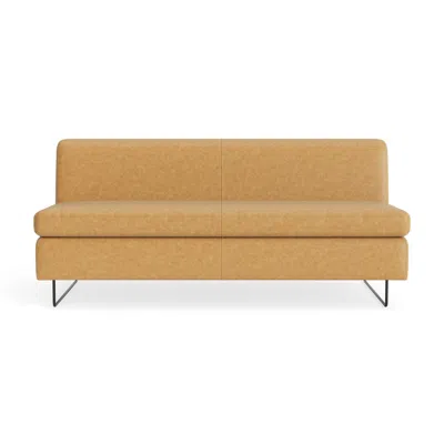 Blu Dot Clyde 67" Sofa - Camel Leather In Brown