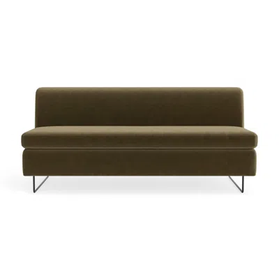 Blu Dot Clyde 67" Sofa - Moss Velvet In Green