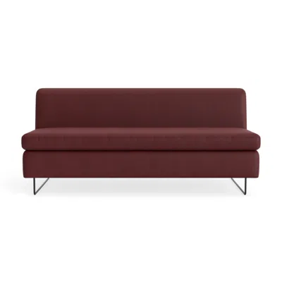 Blu Dot Clyde 67" Sofa - Oxblood Leather