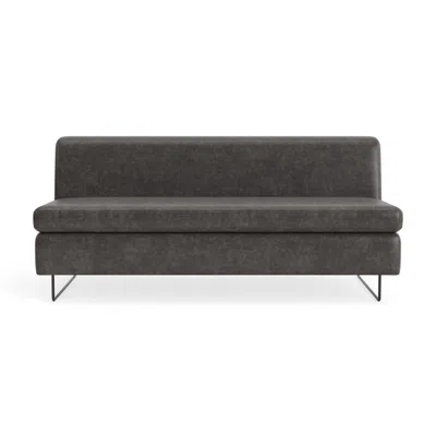 Blu Dot Clyde 67" Sofa - Slate Leather