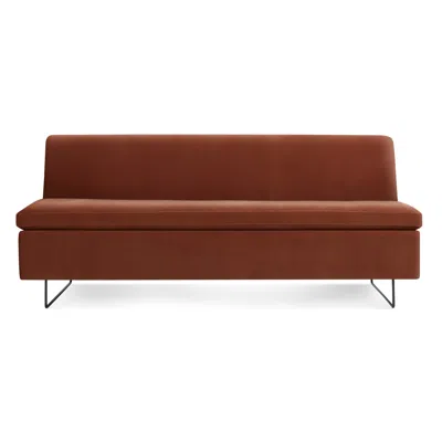 Blu Dot Clyde Armless Sofa In Copper Velvet