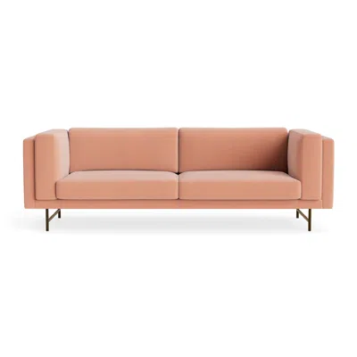 Blu Dot Coffer 96" Sofa - Clay Velvet
