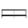 Blu Dot Comehither Long And Low Console Table In Black Marble