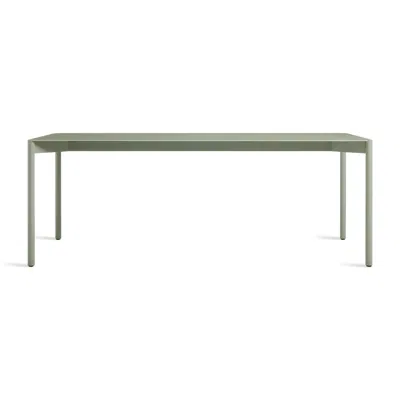 Blu Dot Comeuppance 80" Dining Table In Grey Green
