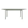 Blu Dot Comeuppance Capsule Shape 82" Dining Table In Grey Green