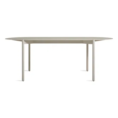 Blu Dot Comeuppance Dining Table - 82" Length Capsule / Putty In Gray