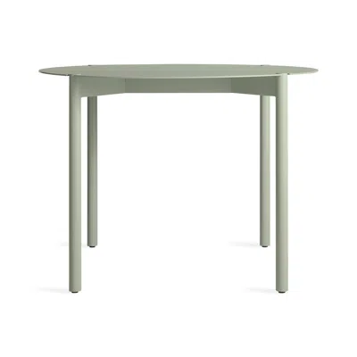 Blu Dot Comeuppance Round Dining Table - 42" Round / Grey Green In Gray