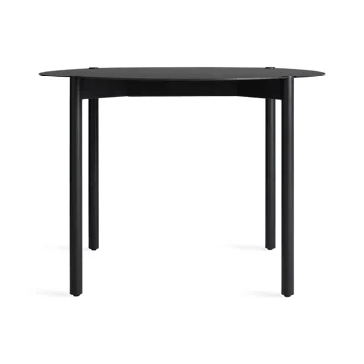 Blu Dot Comeuppance Round Dining Table - 42" Round / Oblivion In Black