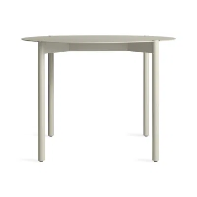 Blu Dot Comeuppance Round Dining Table - 42" Round / Putty In Gray