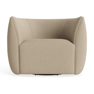 Blu Dot Council Swivel Lounge Chair - Kelso Camel