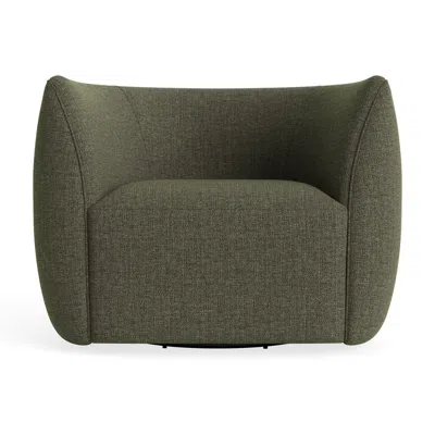 Blu Dot Council Swivel Lounge Chair - Kvadrat Guest Fatigue