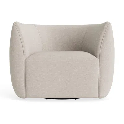 Blu Dot Council Swivel Lounge Chair - Landa Stone