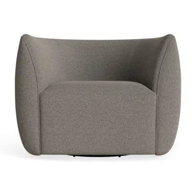 Blu Dot Council Swivel Lounge Chair - Sanford Black