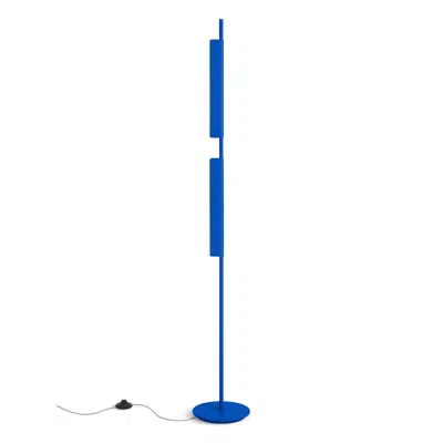Blu Dot Cowl Floor Lamp - Cobalt In Blue