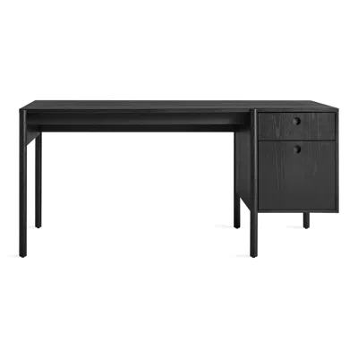 Blu Dot Cursive Desk In Black On Ash
