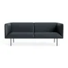 Blu Dot Dandy 86" Sofa - Ink Leather In Black