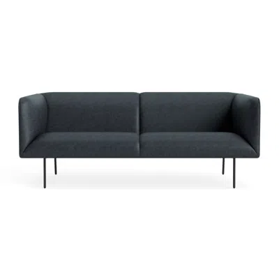 Blu Dot Dandy 86" Sofa - Ink Leather In Black