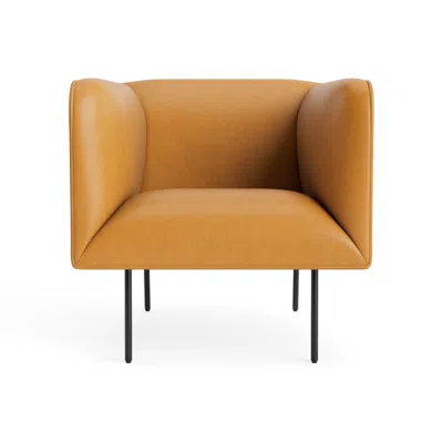 Blu Dot Dandy Lounge Chair - Canyon Leather In Brown