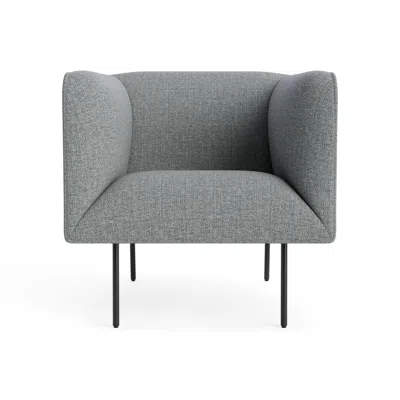 Blu Dot Dandy Lounge Chair - Kvadrat Guest Grey Blue