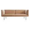 Blu Dot Dandy Velvet Sofa In Camel Velvet