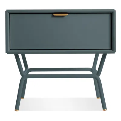 Blu Dot Dang 1 Drawer Nightstand In Marine Blue
